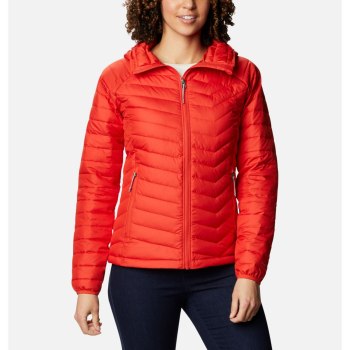 Columbia Jas Dames, Powder Lite Hooded Oranje, 60RNWOJPC